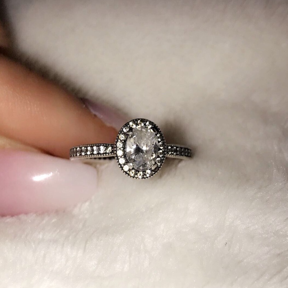 Vintage Elegance Pandora Ring